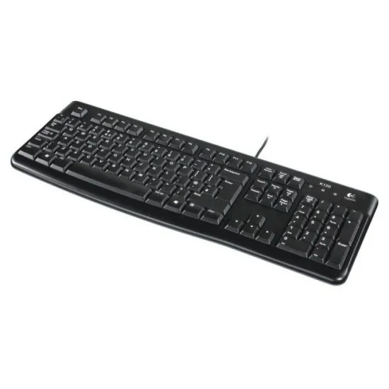 Logitech K120 Wired Keyboard - Arb/Eng - Black